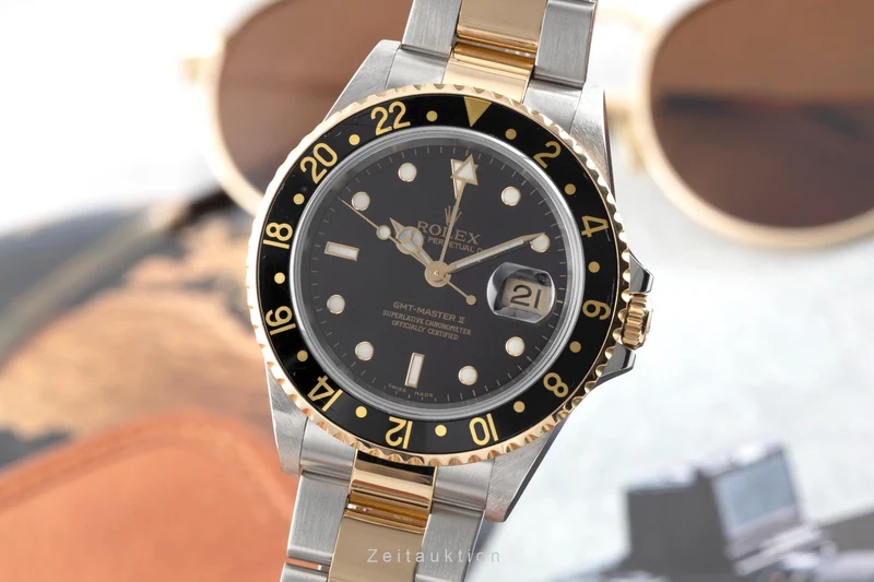 Rolex GMT-Master II steel / gold automatic men's watch 16713T [2504671]