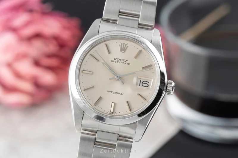 Rolex Oysterdate steel manual winding men's watch 6694 Vintage [2503122]