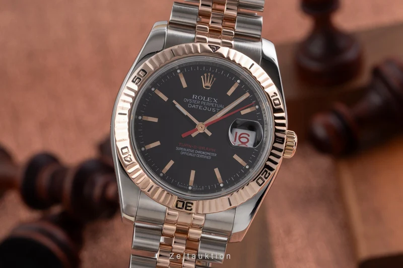 Rolex Datejust Turn-O-Graph steel / gold automatic men's watch 116261 [2505224]