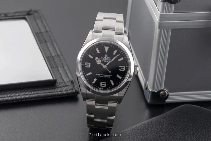 Rolex Explorer steel automatic men's watch 124270 [2505144]