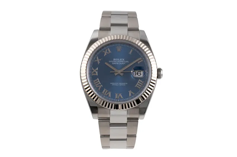 Rolex Datejust steel / white gold automatic men's watch 126334 [2504896]