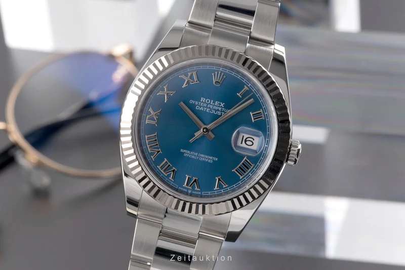 Rolex Datejust steel / white gold automatic men's watch 126334 [2504896]