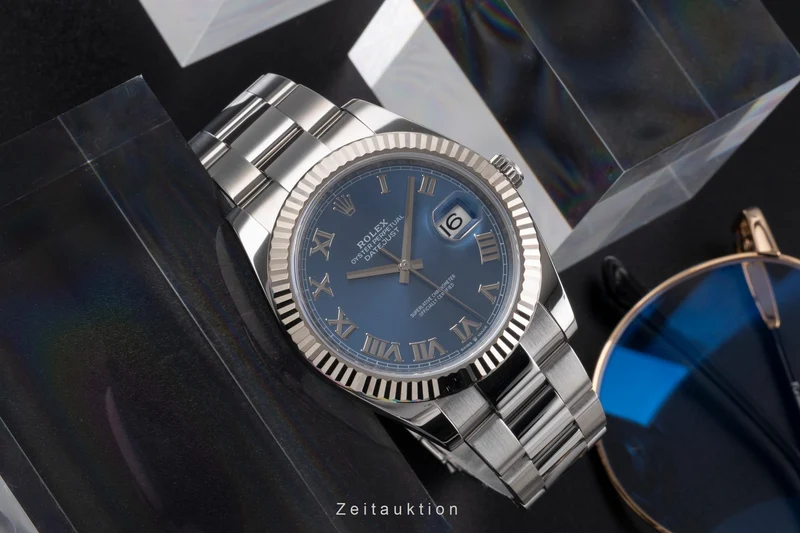 Rolex Datejust steel / white gold automatic men's watch 126334 [2504896]