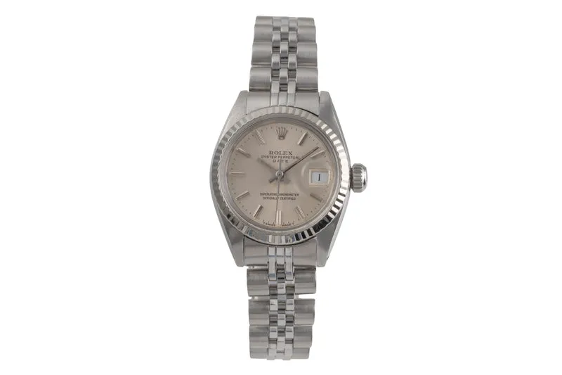 Rolex Date steel / white gold automatic women's watch 6917 Vintage [2504195]