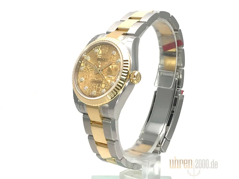 Rolex Datejust 31 Edelstahl Gelbgold 178273 Champagner Jubile Diamant