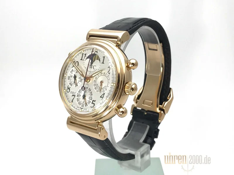 IWC Da Vinci Perpetual Calendar Rattrapante IW3754 neues Lederband