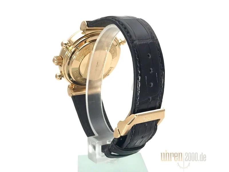 IWC Da Vinci Perpetual Calendar Rattrapante IW3754 neues Lederband