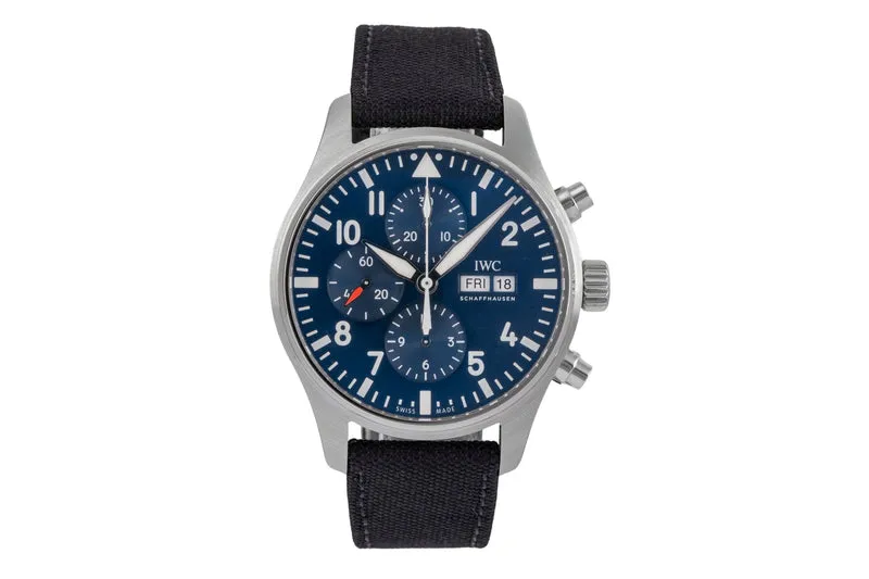 IWC Fliegerchronograph chronograph steel automatic men's watch IW377714 LP: 7800EUR [2505001]