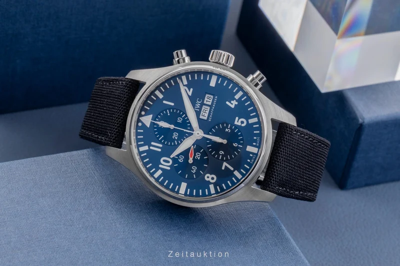 IWC Fliegerchronograph chronograph steel automatic men's watch IW377714 LP: 7800EUR [2505001]