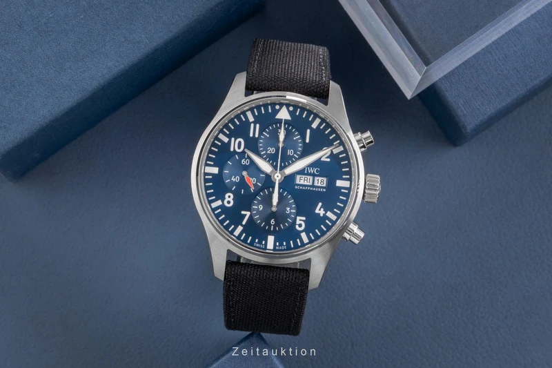 IWC Fliegerchronograph chronograph steel automatic men's watch IW377714 LP: 7800EUR [2505001]