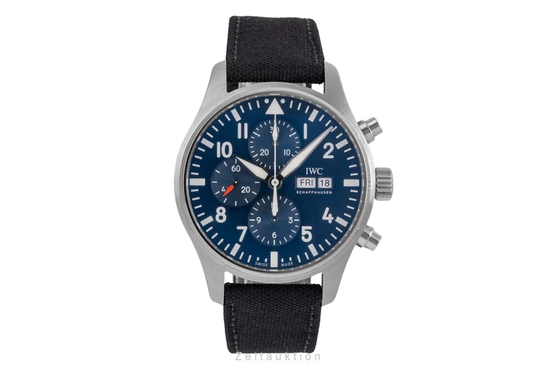 IWC Fliegerchronograph chronograph steel automatic men's watch IW377714 LP: 7800EUR [2505001]
