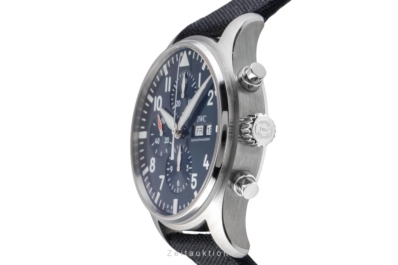 IWC Fliegerchronograph chronograph steel automatic men's watch IW377714 LP: 7800EUR [2505001]