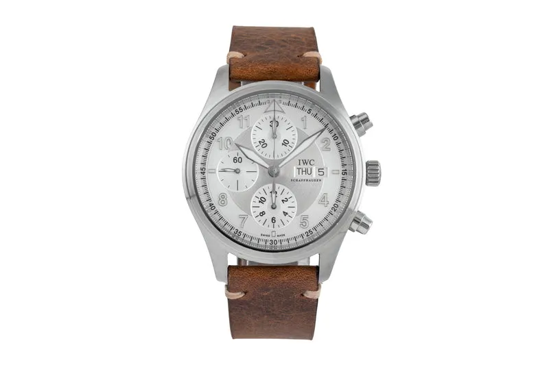 IWC Fliegerchronograph chronograph steel automatic men's watch IW371702 LP: 8300EUR [2502787]