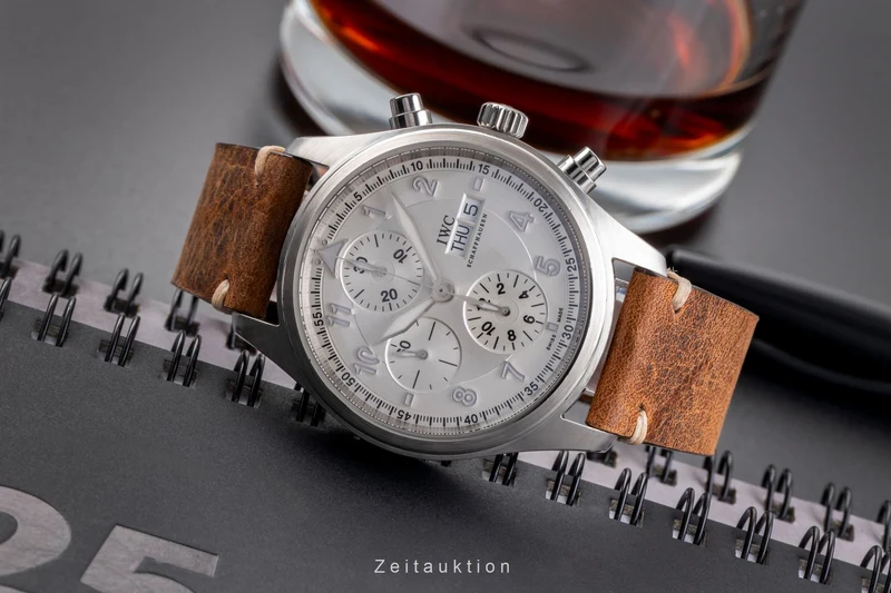 IWC Fliegerchronograph chronograph steel automatic men's watch IW371702 LP: 8300EUR [2502787]