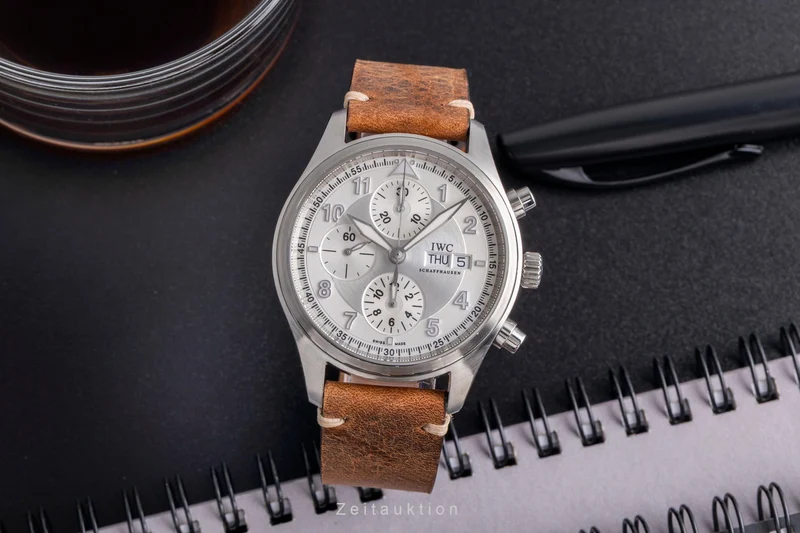 IWC Fliegerchronograph chronograph steel automatic men's watch IW371702 LP: 8300EUR [2502787]
