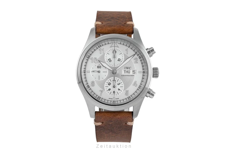 IWC Fliegerchronograph chronograph steel automatic men's watch IW371702 LP: 8300EUR [2502787]