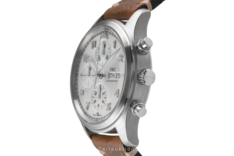 IWC Fliegerchronograph chronograph steel automatic men's watch IW371702 LP: 8300EUR [2502787]
