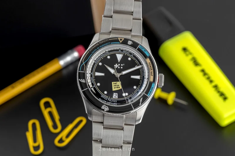 Christopher Ward Desk Diver steel automatic men's watch C65-41ADA2-DDK Limited [2505231]