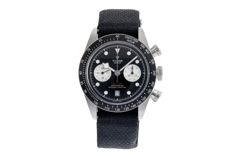 Tudor Black Bay chronograph steel automatic men's watch 79360N LP: 5760EUR [2505029]