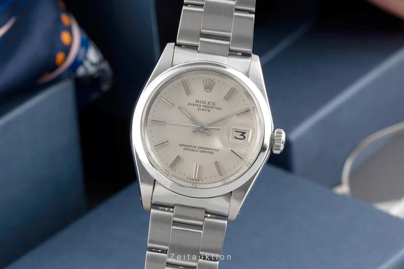 Rolex Date steel automatic men's watch 1500 [2504070]