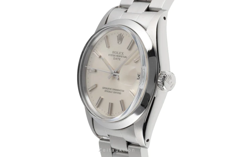 Rolex Date steel automatic men's watch 1500 [2504070]