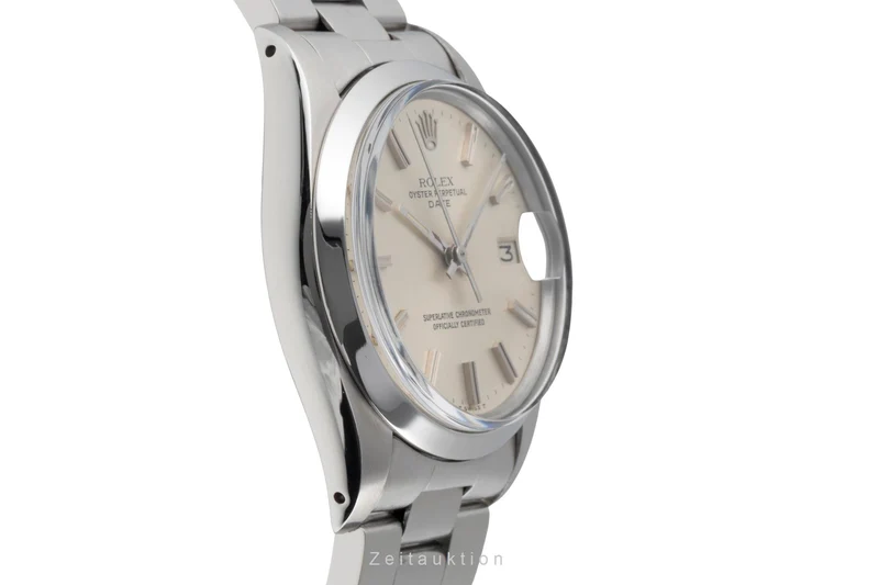 Rolex Date steel automatic men's watch 1500 [2504070]