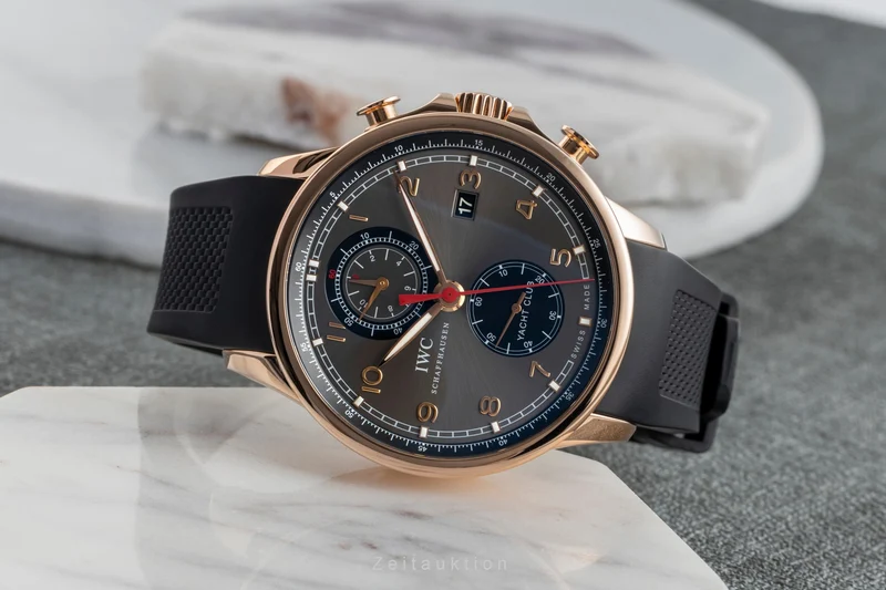 IWC Portugieser chronograph 18 ct red gold automatic men's watch IW390202 [2504945]