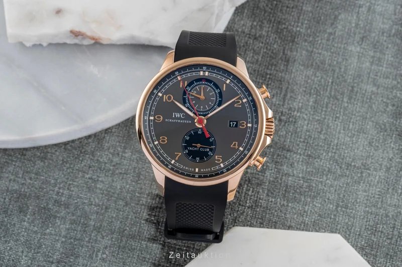 IWC Portugieser chronograph 18 ct red gold automatic men's watch IW390202 [2504945]