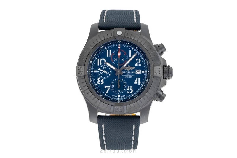 Breitling Super Avenger chronograph titanium automatic men's watch V13375101C1X1 LP: 6400EUR [2505049]