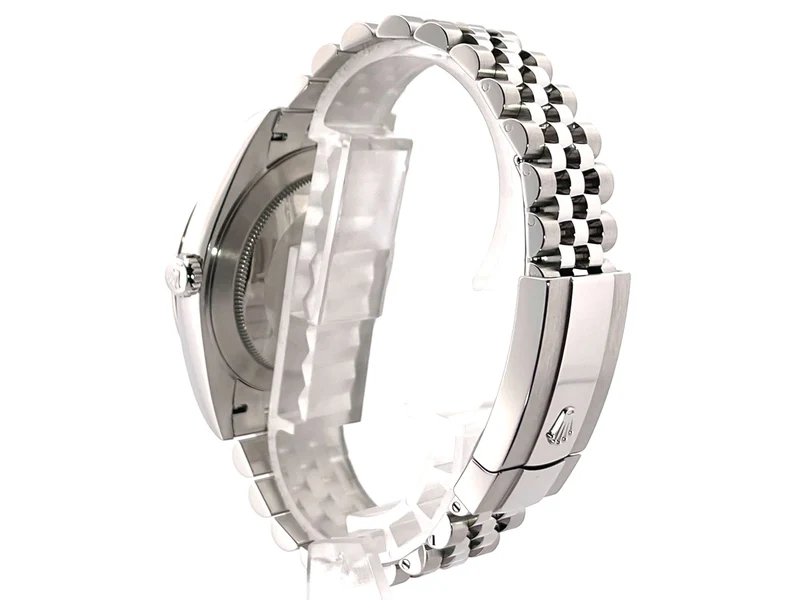 Rolex Datejust 41 Edelstahl Weißgold 126334 Rhodium Jubile-Band