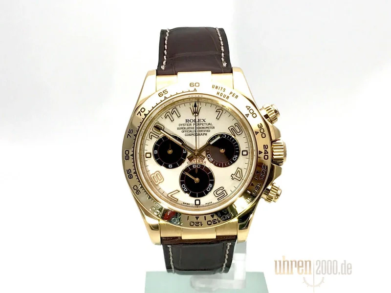 Rolex Cosmograph Daytona 116518 Gelbgold - Leder aus 2007