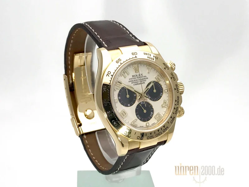 Rolex Cosmograph Daytona 116518 Gelbgold - Leder aus 2007