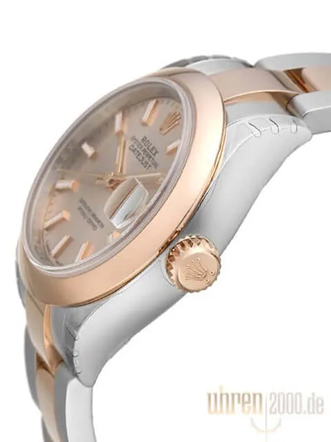 Rolex Datejust 28 Stahl Everose‑Gold 279161 Sundust