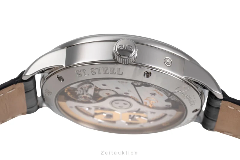 Glashütte Senator steel automatic men's watch 100-04-03-02-04 LP: 12000EUR [2504331]