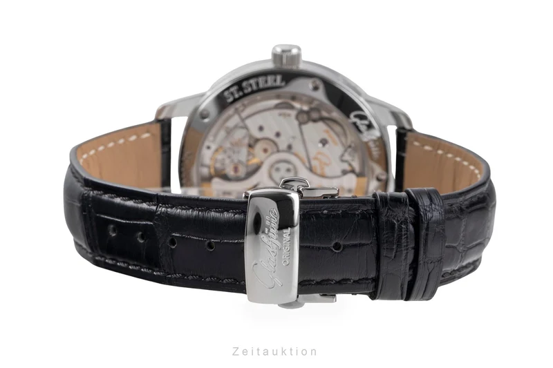 Glashütte Senator steel automatic men's watch 100-04-03-02-04 LP: 12000EUR [2504331]