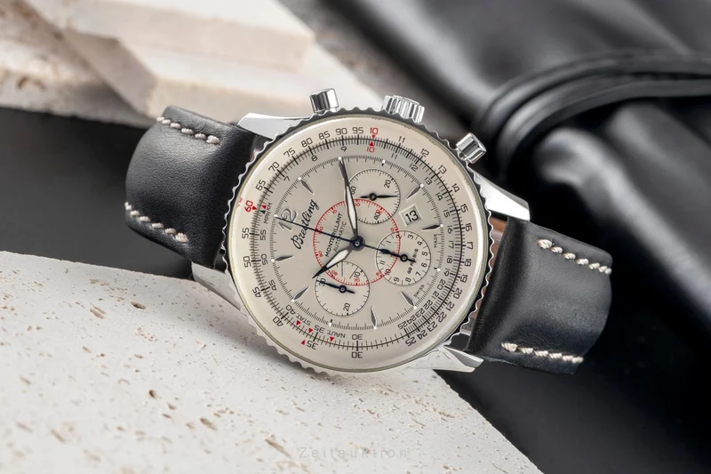 Breitling Montbrillant chronograph steel automatic men's watch A41330 [2504651]