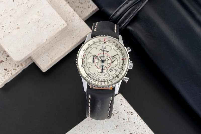 Breitling Montbrillant chronograph steel automatic men's watch A41330 [2504651]