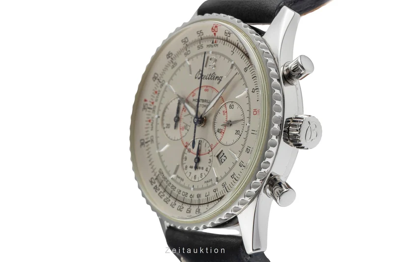 Breitling Montbrillant chronograph steel automatic men's watch A41330 [2504651]