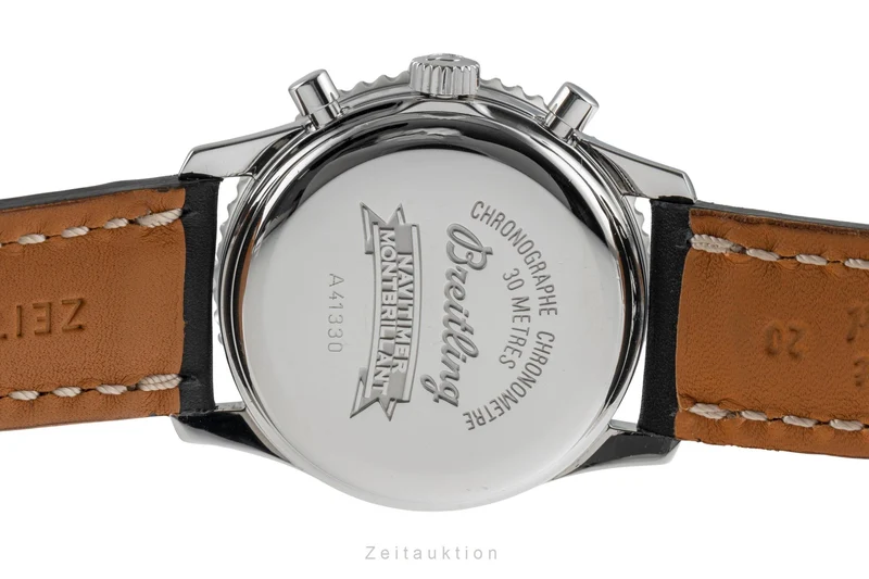 Breitling Montbrillant chronograph steel automatic men's watch A41330 [2504651]