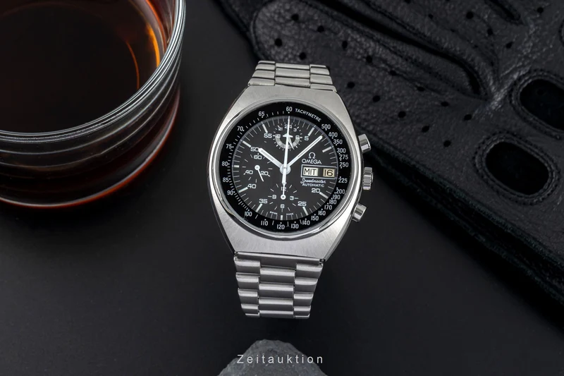 Omega Speedmaster chronograph steel automatic men's watch 176.0012 Vintage [2504284]
