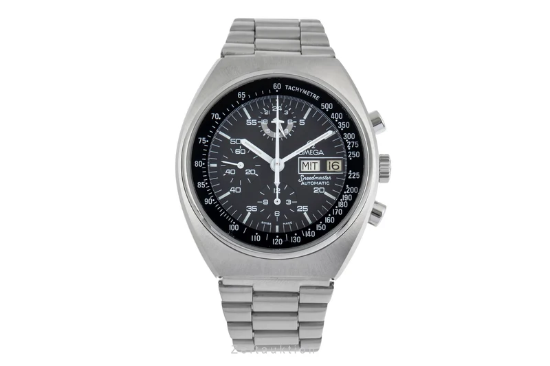 Omega Speedmaster chronograph steel automatic men's watch 176.0012 Vintage [2504284]