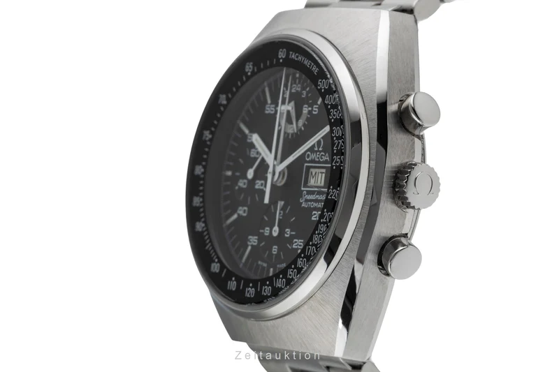 Omega Speedmaster chronograph steel automatic men's watch 176.0012 Vintage [2504284]