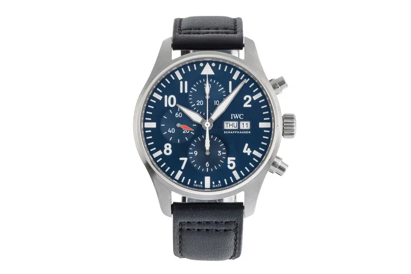 IWC Fliegerchronograph chronograph steel automatic men's watch IW377714 LP: 7800EUR [2505194]