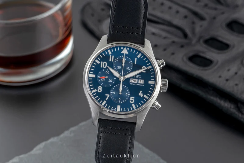 IWC Fliegerchronograph chronograph steel automatic men's watch IW377714 LP: 7800EUR [2505194]