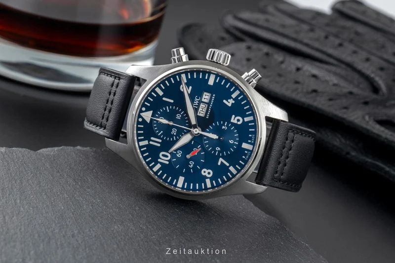 IWC Fliegerchronograph chronograph steel automatic men's watch IW377714 LP: 7800EUR [2505194]