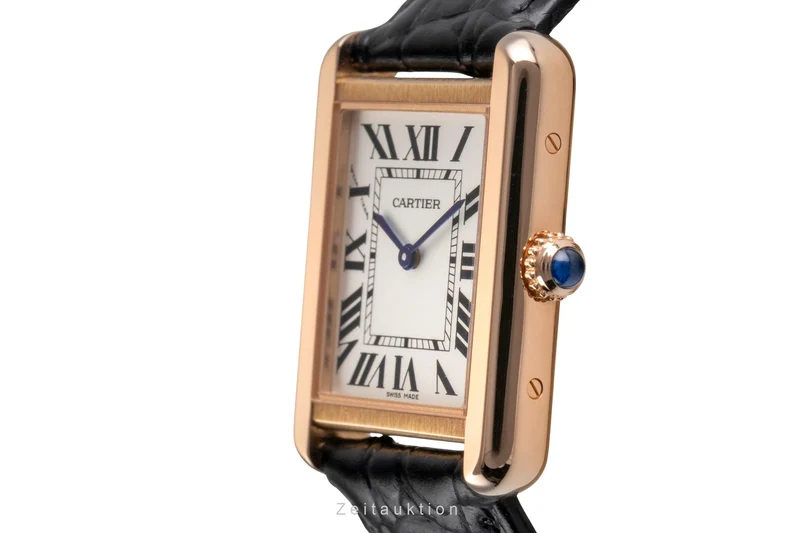 Cartier Tank 18 ct red gold quartz men's watch W5200024 [2505228]