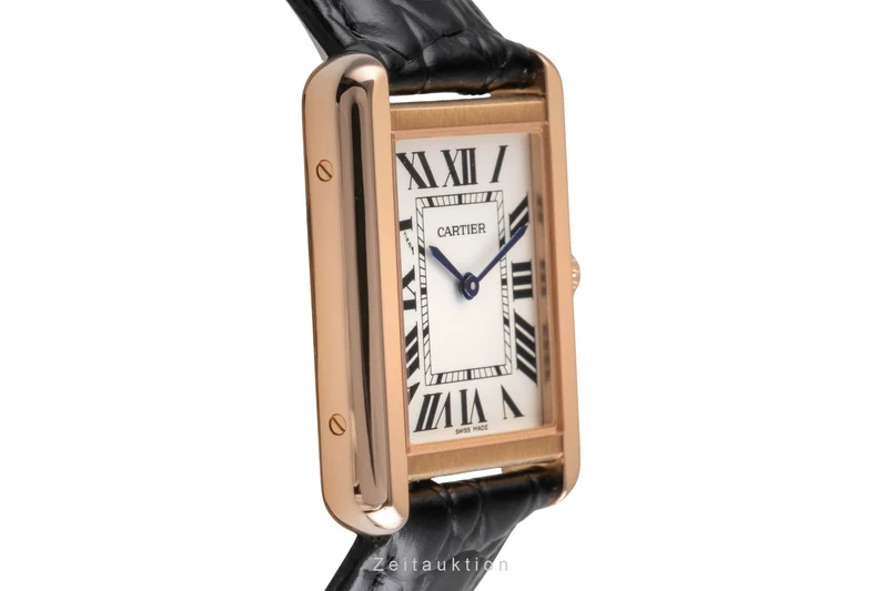 Cartier Tank 18 ct red gold quartz men's watch W5200024 [2505228]