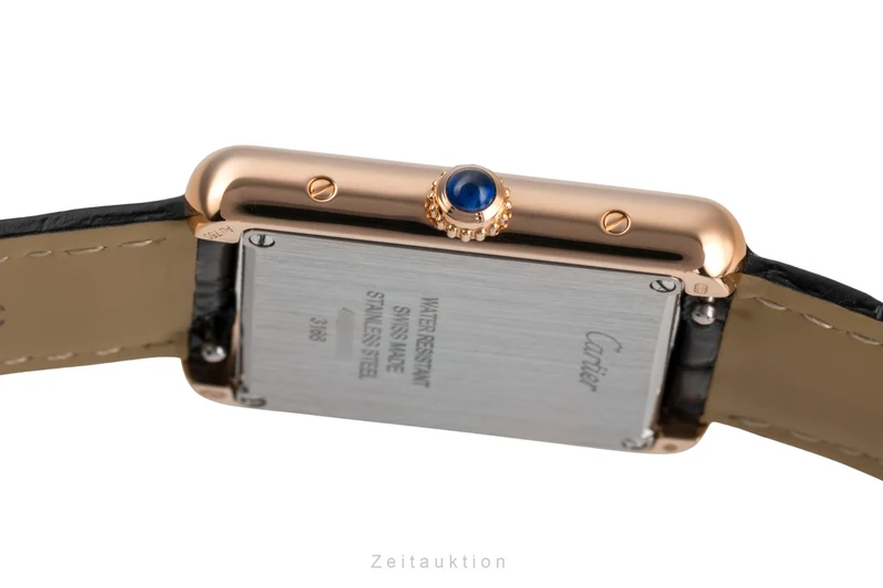 Cartier Tank 18 ct red gold quartz men's watch W5200024 [2505228]