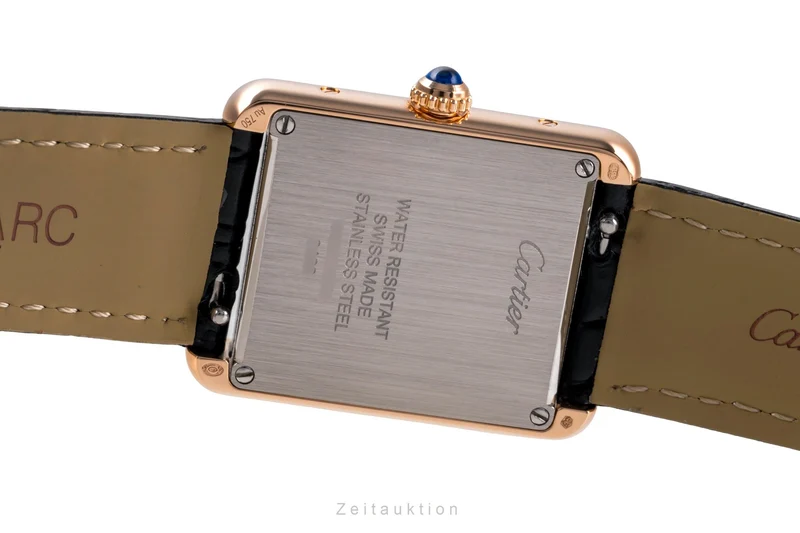 Cartier Tank 18 ct red gold quartz men's watch W5200024 [2505228]