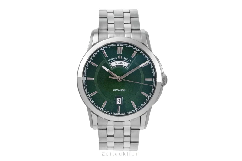 Maurice Lacroix Pontos steel automatic men's watch PT6158-SS002-63E-1 [2505140]